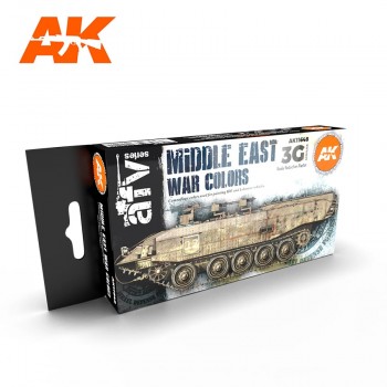 AK 3rd Generation Acrylic set Middle East War Colors AK11748